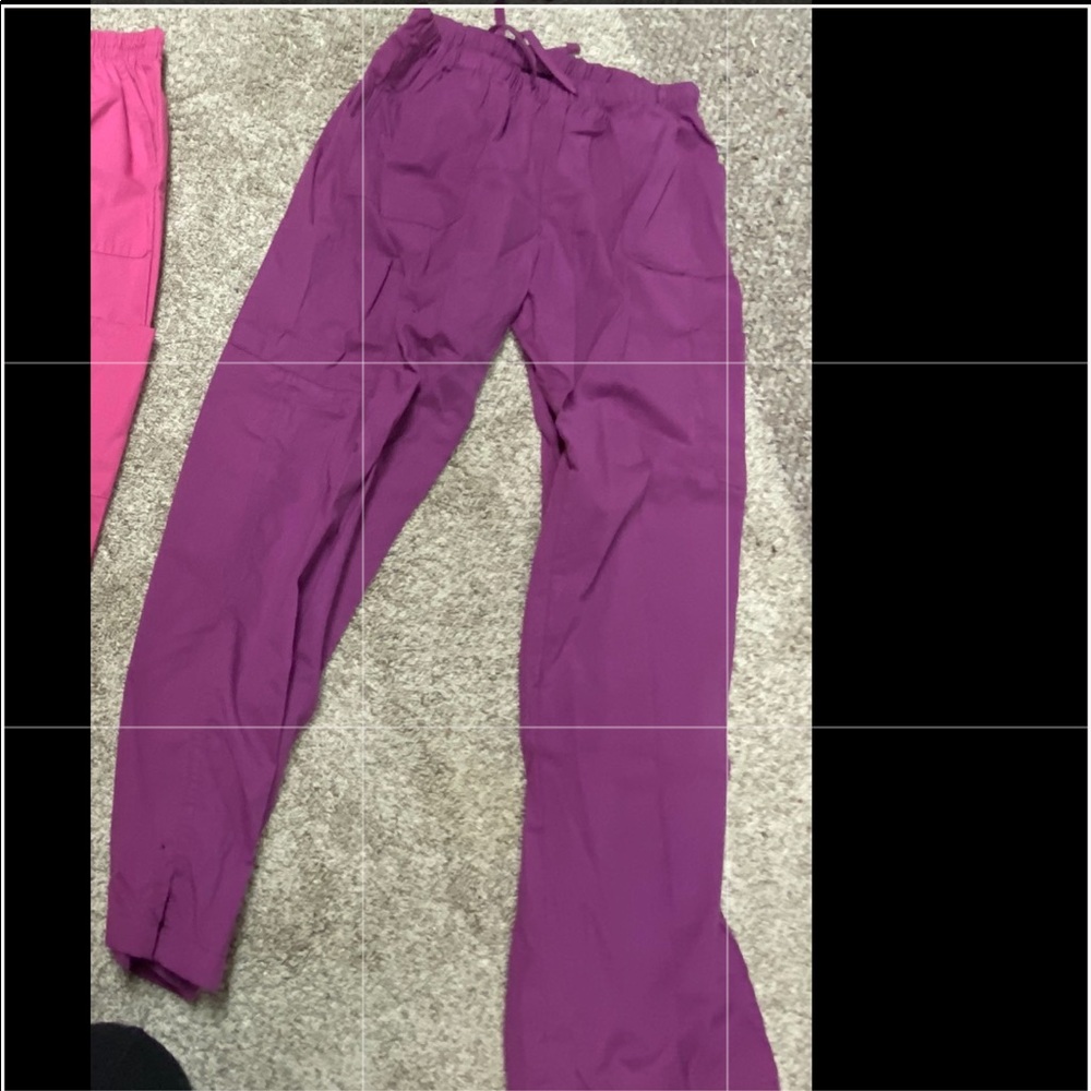 Purple scrubs bottoms